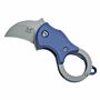 Fox Zakmes Mini-Ka Folding Blue w. Sandblasted Blade 