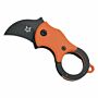 Fox Zakmes Mini-Ka Folding Orange w/ Black Blade