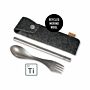 LMF Eco Spork'n Straw Titanium Kit nvt