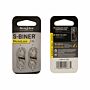 Nite Ize S-Biner Karabijnhaak Microlock 2-Pack Zilver