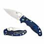 Spyderco Zakmes Manix 2 Lightweight Translucent Blue CTS BD1 PE