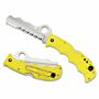 Spyderco Zakmes Salt Assist Yellow H-1 CE 