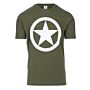 Fostex T-shirt Allied Star groen