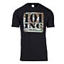 101inc T-shirt Camo print zwart