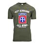 Fostex T-shirt US ARMY 82nd Airborne groen