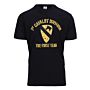 Fostex T-shirt 1st Cavalry Division zwart