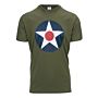 Fostex T-shirt US Army Air Corps groen