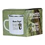 Fostex Emaille mok D-Day 1944 Wit