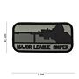 Embleem 3D PVC Major League Sniper dark 