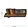 Embleem 3D PVC Belgie wapperende vlag