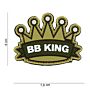 Embleem 3D PVC BB king khaki
