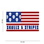 Embleem 3D PVC Skulls & Stripes Big Skulls