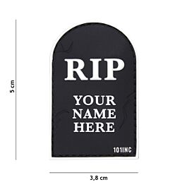 Embleem, 3D PVC RIP zwart | Benscore