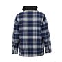 Life-Line Peter Gevoerd Flanel Fleece Vest Blue/Black Check