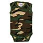 101inc babyromper zonder mouw woodland camo