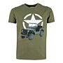 Fostex Kinder t-shirt Jeep Groen