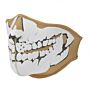 Biker Mask Neoprene Skull 3D khaki