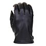 Leren officiers handschoenen zwart