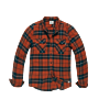Vintage Industries Sem Flannel Shirt Orange Check
