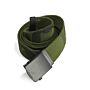 Tropenkoppel riem woodland camo met zwarte schuifgesp