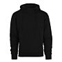 Hooded sweater zonder rits zwart