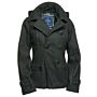 Surplus Ladies Pea coat, kapiteins jas zwart
