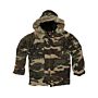Life-Line N3B heren parka winterjas camo woodland