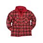 Life-Line Moreon heren houthakker jas/overhemd rood 