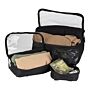 101 INC Organizers Transparant – Set van 3 stuks zwart