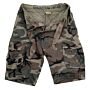 Kosumo korte broek stonewashed woodland camo 