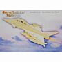 Houten bouwpakket Eurofighter Typhoon vliegtuig