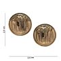 Embleem metaal Coast guard mutual disk pin