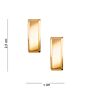 Embleem metaal 2e Luitenant goud pin