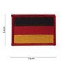 Embleem stof Vlag Duitsland met