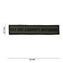 Embleem 3D PVC 101inc airsoft division tab groen