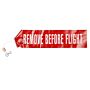 Veiligheidslint remove before flight