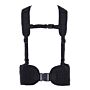 101inc Tactical belt with harnas zwart