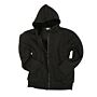 Life-Line Darth hooded sweater fake fur plain black