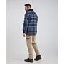 Life-Line Flores Gevoerd Fleece Vest/Jas Navy Check