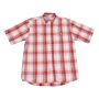 Life-Line Force heren overhemd korte mouw rood/wit geruit