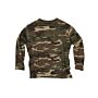 Life-Line Conscript kinder t-shirt lange mouw camo woodland