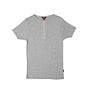 Life-Line Segun t-shirt rib met knoopjes grijs melee