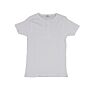 Life-Line Segun t-shirt rib met knoopjes wit
