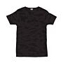 Life-Line Segun t-shirt rib met knoopjes dark camo