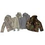 CC jas gevoerd waterproof(goretex) woodland camo 
