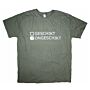t-shirt Ongeschikt olive