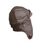 Vliegeniers cap leder bruin