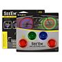Nite Ize See'Em mini Spaaklamp Set Rood/Blauw/Groen