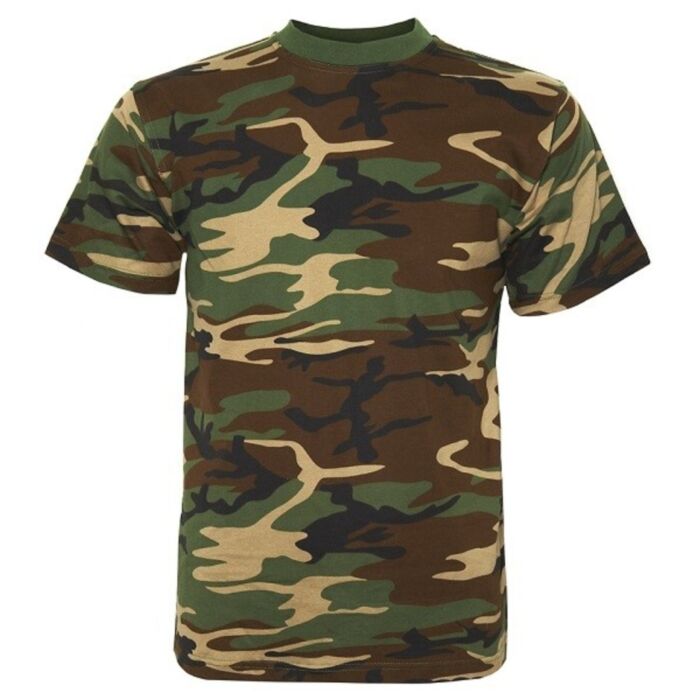 Fostee camouflage t-shirt woodland camo