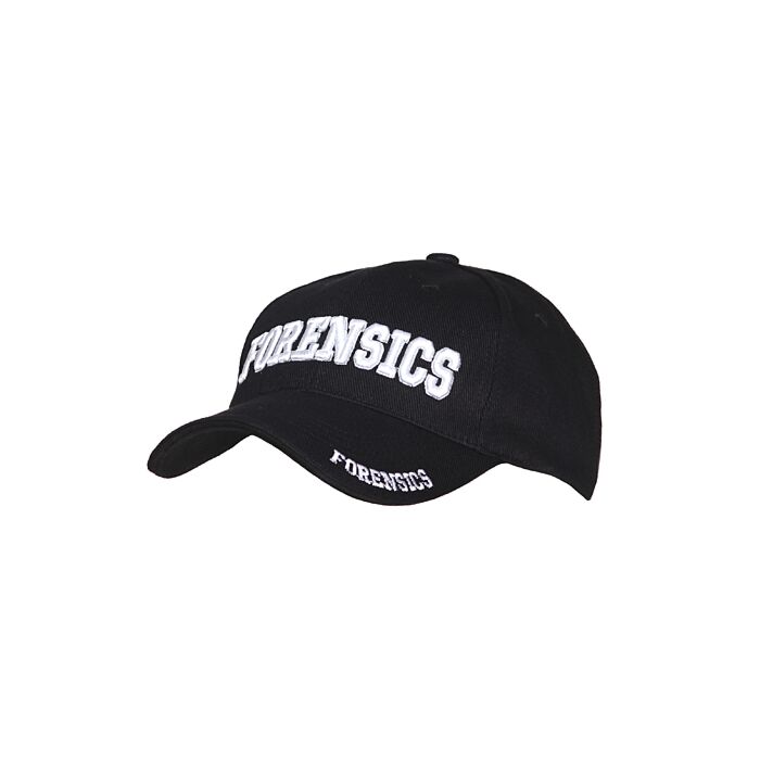 Fostex baseball cap Forensics zwart